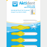 Aktident Arayüz Fırça Seti Sarı (4 Adet)