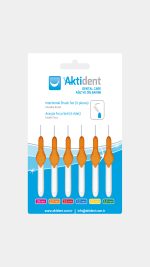 Aktident Arayüz Fırça Seti Turuncu (6 Adet)