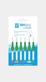 Aktident Arayüz Fırça Seti Yeşil (6 Adet)