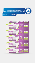Fit & Fix Diş Protezi Yapıştırıcı Krem x5